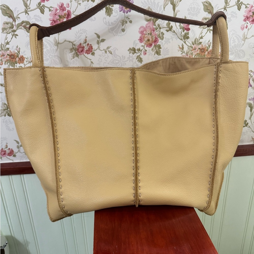 The Sak Tan Leather Tote Bag - Picture 9 of 9